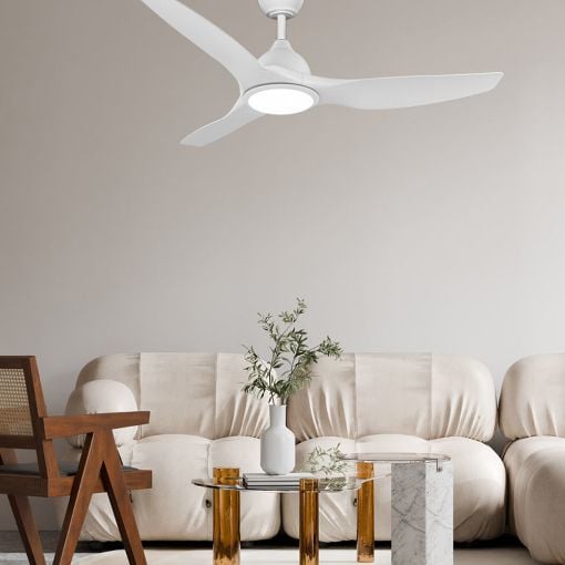 Εικόνα της Ανεμιστήρας Οροφής Primo 132cm με LED Φωτισμό & Τηλεχειριστήριο 35W White PRCF-80723