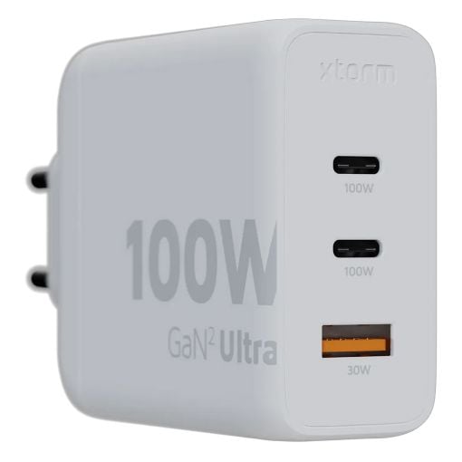 Εικόνα της Φορτιστής Xtorm GaN2 Ultra 2x USB-C & USB-A 100W White XEC100