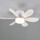 Εικόνα της Ανεμιστήρας Οροφής Trio Lighting Lund 53cm με LED Φωτισμό 2700-6500K & Τηλεχειριστήριο 8W White R67462131