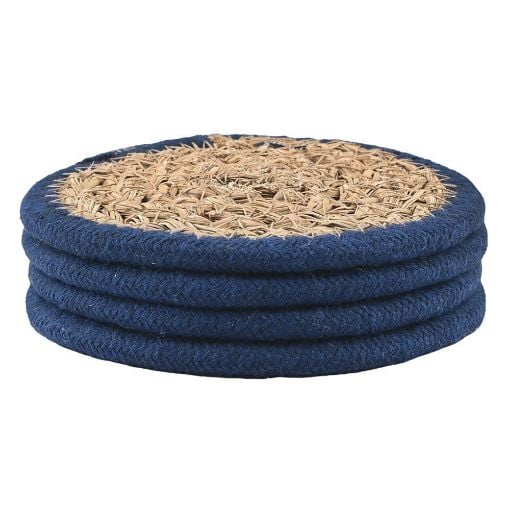 Εικόνα της Σετ Σουβέρ Estia Gaia 12x12cm 4τμχ Blue 07-40413
