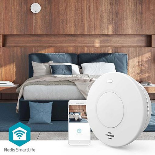 Εικόνα της Ανιχνευτής Καπνού Nedis SmartLife Wi-Fi 85dB White WIFIDS30WT