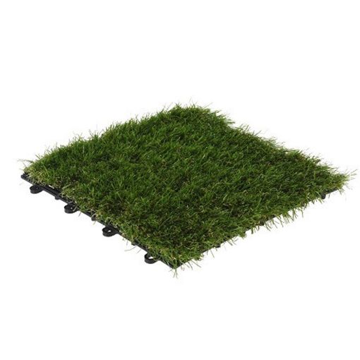 Εικόνα της Συνθετικό Γρασίδι Gardalux 30 x 30 cm Σκούρο Πράσινο 6τμχ X64000030