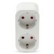 Εικόνα της Nedis SmartLife Duo Smart Plug Wi-Fi 3680W White WIFIP121FWT3