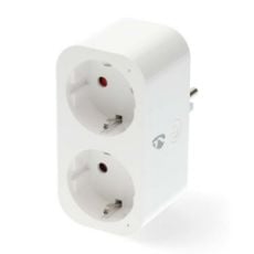 Εικόνα της Nedis SmartLife Duo Smart Plug Wi-Fi 3680W White WIFIP141FWT