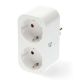 Εικόνα της Nedis SmartLife Duo Smart Plug Wi-Fi 3680W White WIFIP121FWT3