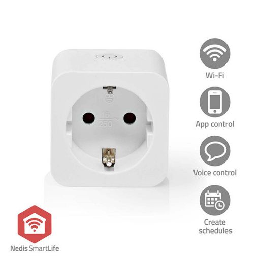 Εικόνα της Nedis SmartLife Smart Plug Zigbee 3.0 3680W White ZBP131FWT