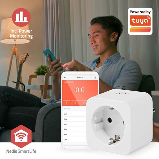 Εικόνα της Nedis SmartLife Smart Plug Zigbee 3.0 3680W White ZBP131FWT