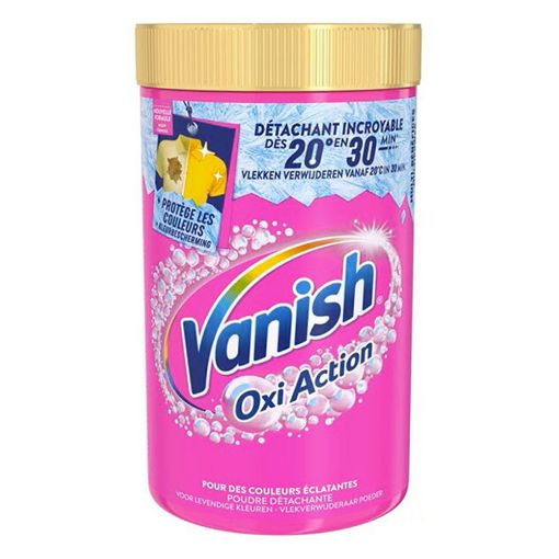 Εικόνα της Καθαριστικό Λεκέδων Ρούχων Vanish Oxi Action Pink Powder 1445g