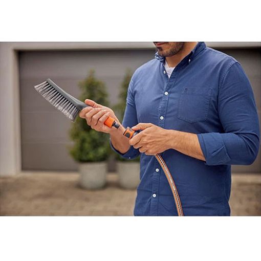 Εικόνα της Βούρτσα Πλυσίματος Χειρός Gardena Cleansystem Black/Orange 18861-34