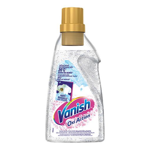 Εικόνα της Καθαριστικό Λεκέδων Ρούχων Vanish Oxi Action White Gel 750ml
