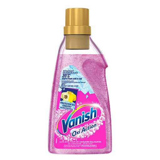 Εικόνα της Καθαριστικό Λεκέδων Ρούχων Vanish Oxi Action Pink Gel 750ml