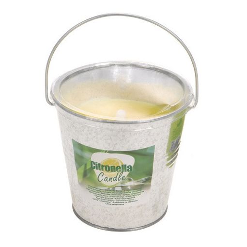 Εικόνα της Κερί Citronella για Κουνούπια Gardalux σε Μεταλλικό Κουβά 10x10 cm 420000070