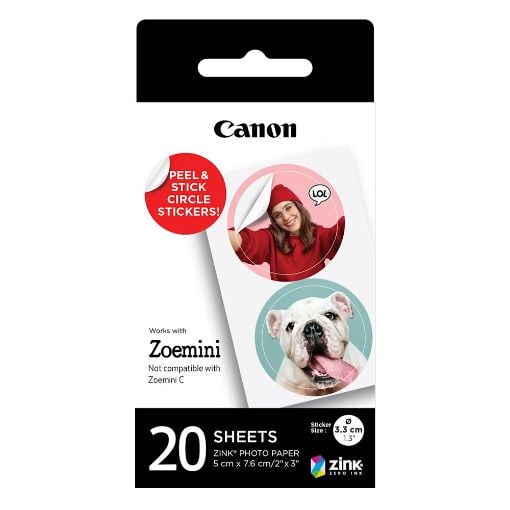 Εικόνα της Φωτογραφικό Χαρτί Canon Zink 20x Sheets for Zoemini 4967C003