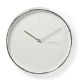 Εικόνα της Πλαστικό Ρολόι Τοίχου Nedis Emma 30cm Silver/White CLWA013PC30SR