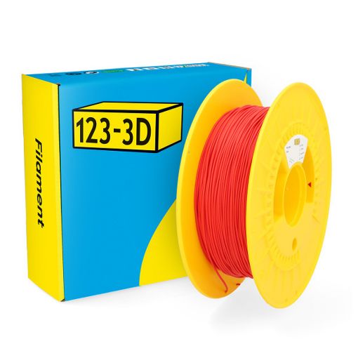 Εικόνα της 123-3D TPU 85A Filament 1.75mm Spool of 0.5Kg Red