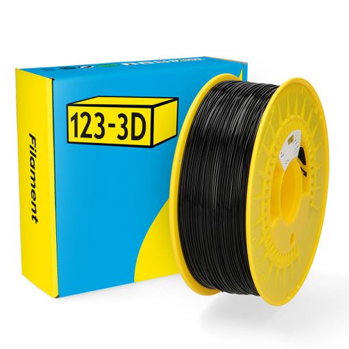 Εικόνα της 123-3D PC Filament 1.75mm Spool of 1Kg Black