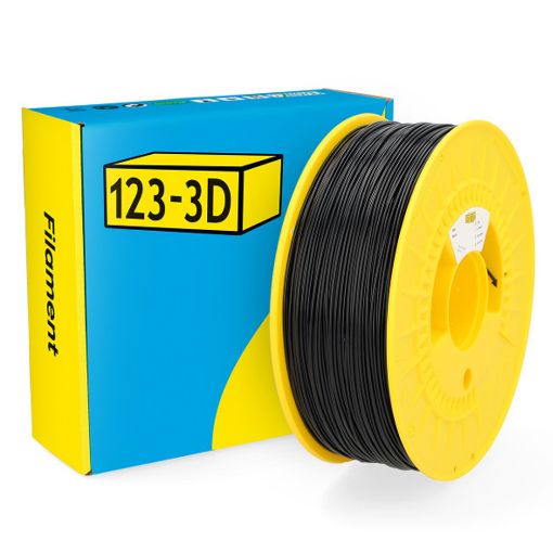 Εικόνα της 123-3D ASA Filament 1.75mm Spool of 1Kg Black