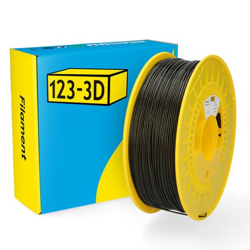 Εικόνα της 123-3D PLA Glitter Filament 1.75mm Spool of 1Kg Antique Gold