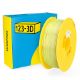 Εικόνα της 123-3D PLA Satin Rainbow Filament 1.75mm Spool of 1Kg Yellow/Brown