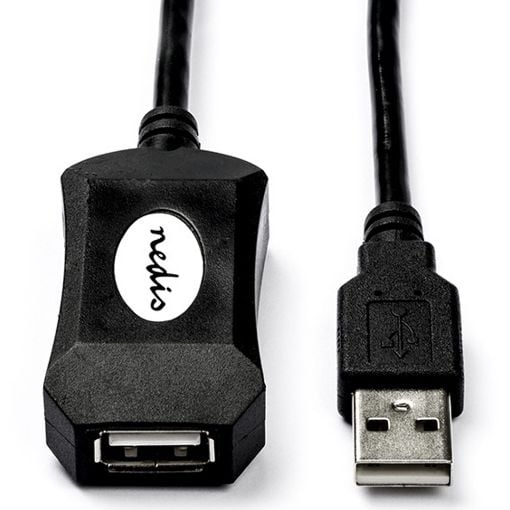 Εικόνα της Καλώδιο Προέκτασης Nedis Active USB-A Male to USB-A Female 5m Black CCGL60EXTBK50
