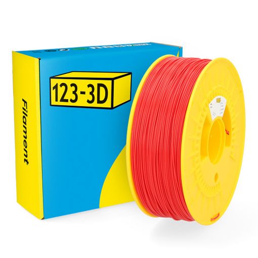 Εικόνα της 123-3D ABS Filament 1.75mm Spool of 1Kg Red