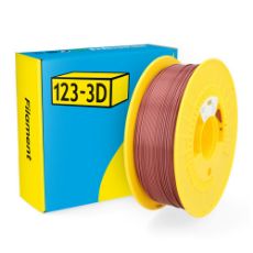 Εικόνα της 123-3D PLA Satin Filament 1.75mm Spool of 1Kg Copper