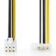 Εικόνα της Nedis Molex to PCI Express 0.15m CCGP74060VA015