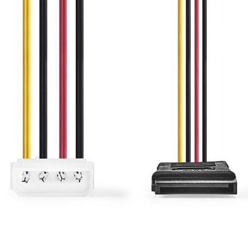 Εικόνα της Nedis Molex to 2x SATA 0.15m CCGB73520VA015