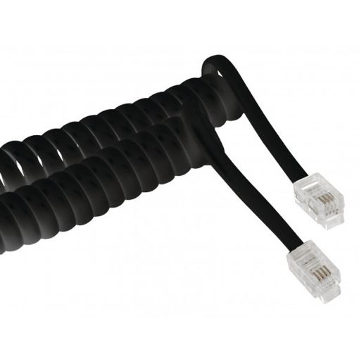 Εικόνα της Καλώδιο Nedis RJ10 Male to RJ10 Male 5m Black TCGB90100BK50