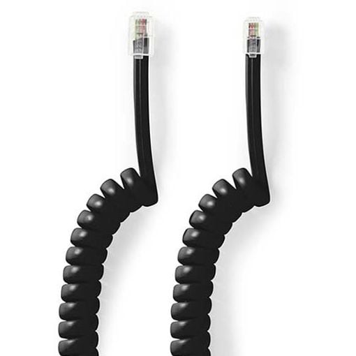 Εικόνα της Καλώδιο Nedis RJ10 Male to RJ10 Male 5m Black TCGB90100BK50