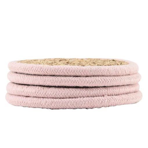 Εικόνα της Σετ Σουβέρ Estia Gaia 12x12cm 4τμχ Pink 07-40420