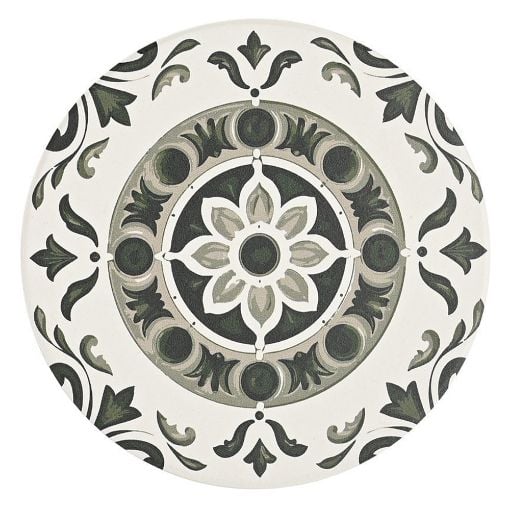 Εικόνα της Σετ Σουβέρ Estia Κεραμικό 10.3x10.3cm 4τμχ Heritage Green 07-39264