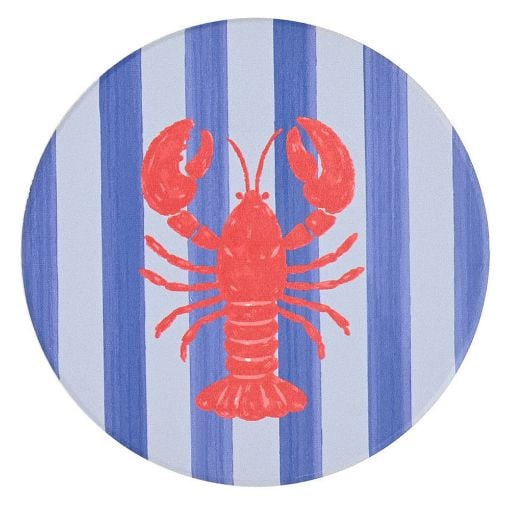 Εικόνα της Σετ Σουβέρ Estia Κεραμικό 10.3x10.3cm 4τμχ Nautical Lobster 07-39301