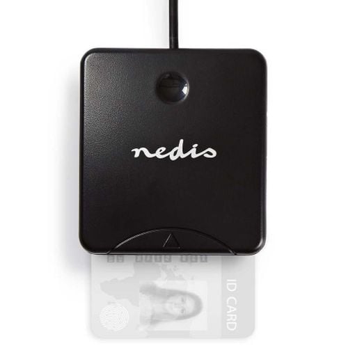 Εικόνα της Smart Card Reader Nedis USB 2.0 Black CRDRU2SM1BK