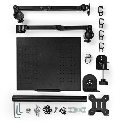 Εικόνα της Monitor Arm Nedis 15" - 32" with Laptop Stand Black MMSISNB110BK