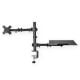 Εικόνα της Monitor Arm Nedis 15" - 32" with Laptop Stand Black MMSISNB110BK