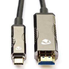 Εικόνα της Καλώδιο Nedis USB-C Male to HDMI Male 4K@60Hz 20m Black CCBG6410BK200