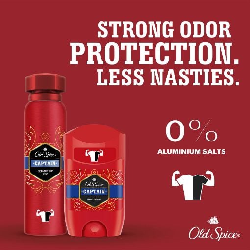 Εικόνα της Αποσμητικό Spray Σώματος Old Spice Captain 150ml