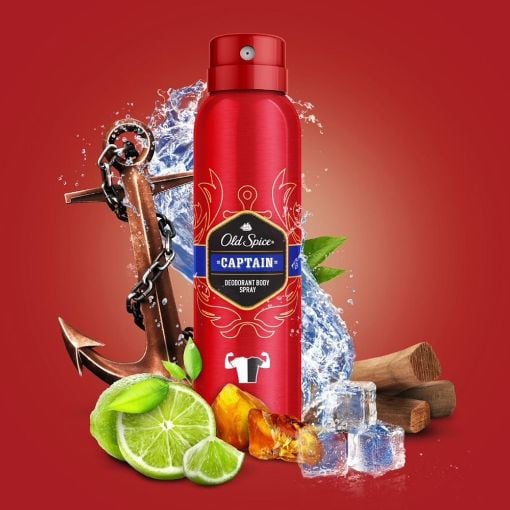 Εικόνα της Αποσμητικό Spray Σώματος Old Spice Captain 150ml