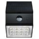 Εικόνα της Ηλιακό Επιτοίχιο Φωτιστικό 123LED Magic Cube 3000-4000-6000K με Αισθητήρα Κίνησης IP65 Black