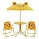 Εικόνα της Σετ Έπιπλα Κήπου Μπαλκονιού Outdoor Living Lion με Τραπέζι Ομπρέλα και 2 Καρέκλες 50x49 cm 841596