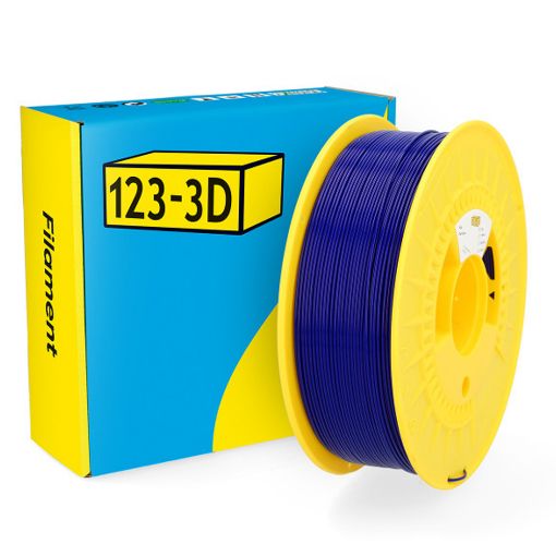 Εικόνα της 123-3D PLA Filament 1.75mm Spool of 1Kg Dark Blue