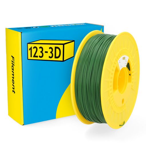 Εικόνα της 123-3D PLA Filament 1.75mm Spool of 1Kg Green