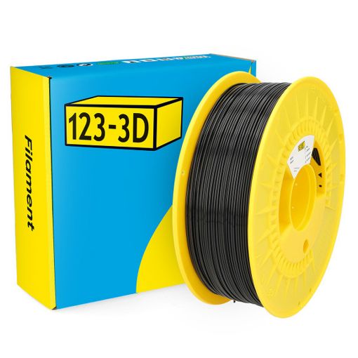 Εικόνα της 123-3D PETG Filament 1.75mm Spool of 1Kg Black