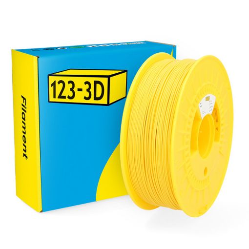 Εικόνα της 123-3D PLA Filament 1.75mm Spool of 1Kg Yellow