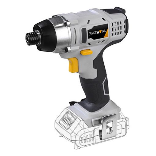Εικόνα της Παλμικό Κατσαβίδι Μπαταρίας Batavia Maxxpack 18V White/Black 7062505