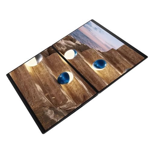 Εικόνα της Laptop Asus ZenBook Duo UX8407AA 14" OLED Touch Intel Core Ultra X9 388H 32GB 2TB SSD Win11 Pro Moher Gray 90NB16V1-M00BA0