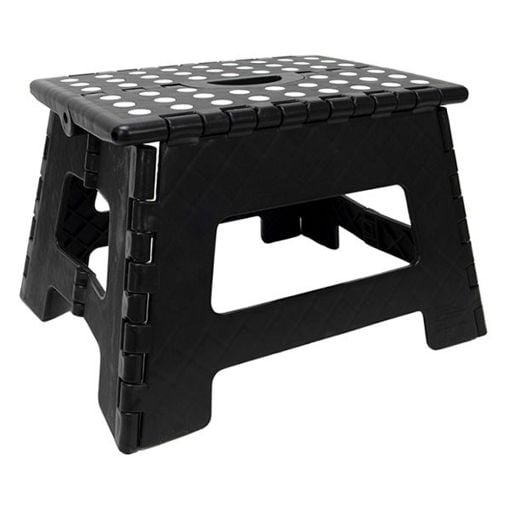 Εικόνα της Σκαμπό Gardalux Πτυσσόμενο 29 x 22 x 22 cm Black 23375362