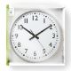 Εικόνα της Πλαστικό Ρολόι Τοίχου Nedis Tanita 38cm Silver/White CLWA016PC38AL