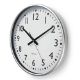 Εικόνα της Πλαστικό Ρολόι Τοίχου Nedis Tanita 38cm Silver/White CLWA016PC38AL